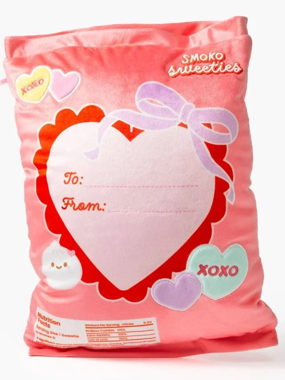 Smoko Sweeties Plush Bag 9pc Removable Plush Set Valetines Brand NWT